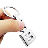Mercedes Benz Letter A B C E G R S GL ML SL Metal Car Keychain Key Ring Holder