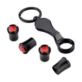 4pcs/set Suzuki Logo Car Air Valve Stem Caps Auto Tyre Valve Covers