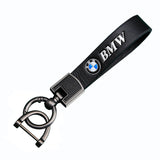 BMW Cowhide Metal Car Keyring Pendant