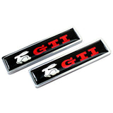 2pcs/set Volkswagen GTI Racing Logo Metal Car Side Sticker Auto Emblem Badge