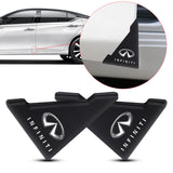 2PCS Infiniti Car Door Corner Edge Cover Anti-Scratch Protective Sticker