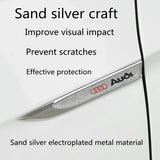 2pcs Audi Logo Metal Car Side Fender Sticker Emblem Badge