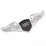 Audi Angle Wings Metal Car Front Hood Bonnet Sticker Emblem Badge