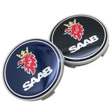 4pcs/set 63mm SAAB ABS Car Wheel Hub Center Caps Covers