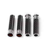 4pcs/set Subaru STI Logo Carbon Fiber Car Door Bolt Lock Pins Gate Lock Screws