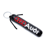 Audi Sline RS Carbon Fiber Car Keyring Keychain