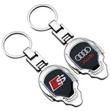 Audi Sline Skull Metal Car Keychain Key Holder