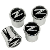 4pcs/set Nissan Nismo Z Logo Car Air Valve Stem Caps Auto Tyre Valve Covers