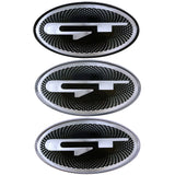 KIA Elliptical Metal Car Window Sticker Emblem Badge Decal