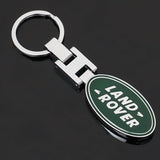 Land Rover Metal PU Leather Car Keychain Keyring