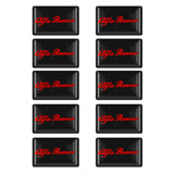 10pcs Alfa Romeo Epoxy Car Armrest Button Sticker
