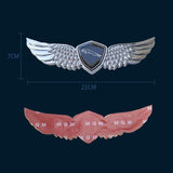 Jaguar Metal Wings Car Front Sticker Emblem Badge Decal