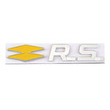 Renault RS Logo Metal Car Rear Sticker Emblem Badge Decal