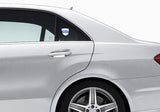 2pcs Volvo Logo Metal Car Rear Sticker Decal Emblem Badge