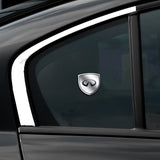 2pcs 39x39mm Infiniti Shield Metal Car Window Sticker Emblem Badge Decal