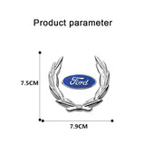 Ford Metal Car Rear Sticker Window Emblem Badge Decal