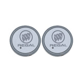 2pcs Buick Logo Car Water Coasters 7-color LED Light Cup Mat Holder