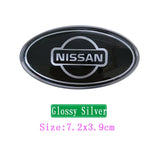 Nissan Nismo Elliptical Metal Car Window Sticker Emblem Badge Decal