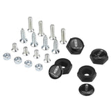 4pcs/set Lincoln Logo Stainless Steel Car License Plate Bolts