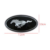 Ford Mustang Elliptical Metal Car Window Sticker Emblem Badge Decal