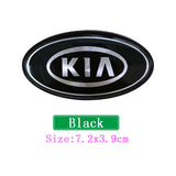 KIA Elliptical Metal Car Window Sticker Emblem Badge Decal