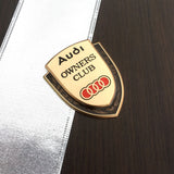 Audi Metal Shield Car Rear Sticker Auto Window Emblem Badge Decal