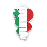 Alfa Romeo Snake Metal Car Front Grille Emblem Badge Rear Sticker Decal
