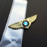 BMW Angle Wings Metal Car Front Center Sticker Grille Emblem