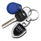 Audi Logo Shield-shaped Metal Car Keychain