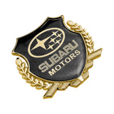 Subaru Metal Carbon Fiber Car Rear Sticker Shield Trunk Emblem Badge Decal