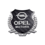 Opel Metal Carbon Fiber Car Rear Sticker Shield Trunk Emblem Badge Decal