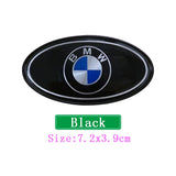 BMW M Power Elliptical Metal Car Window Sticker Emblem Badge Decal