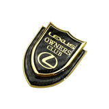 Lexus Shield Carbon Fiber Car Rear Sticker Window Emblem Badge Decal