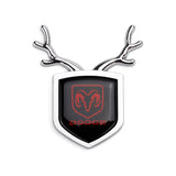 Dodge ABS Deer Car Rear Sticker Shield Trunk Emblem Badge Decal