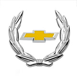 Chevrolet Wheat Metal Car Window Sticker Emblem Badge Decal