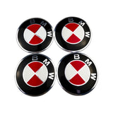 4pcs 56mm BMW M Power Alpina AC Hamann Hartge Car Wheel Center Hub Cap Sticker Decal