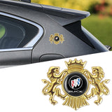 Buick Double Lion Metal Car Rear Sticker Auto Window Emblem Badge Decal