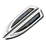 2pcs Dacia  Metal Car Side Fender Emblem Sticker Decal
