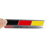 Audi Sline Quattro Aluminum Alloy Car Sticker Nameplate Emblem Badge Decal