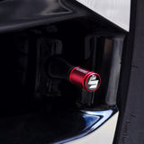 4pcs/set Suzuki Logo Matte Car Air Valve Stem Caps Auto Tyre Valve Covers