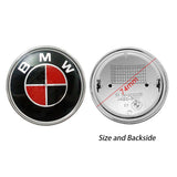 1PC 74mm BMW Logo Car Rear Emblem Badge Decal