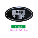 Jeep Elliptical Metal Car Window Sticker Emblem Badge Decal