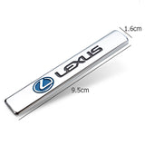 2pcs Lexus Logo Car Fender Side Emblem Badge Sticker