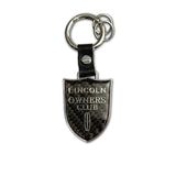 Lincoln Carbon Fiber Car Keychain Pendant