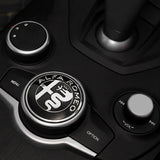 50mm Alfa Romeo Logo Allloy Car Central Control Multimedia Sticker Decal