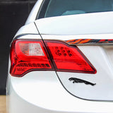 2PCS Jaguar Leopard Metal Car Side Body Sticker Decal Emblem Badge
