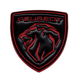 Peugeot Lion Head Logo Metal Car Rear Sticker Decal Auto Body Emblem Badge