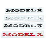 Tesla ModelX Letter ABS Car Rear Sticker Decal Emblem Badge