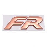 SEAT FR Logo Metal Car Front Hood Grille Emblem Bagde Rear Sticker Decal