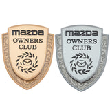 Mazda Metal Shield Car Rear Sticker Auto Window Emblem Badge Decal